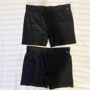 VSX Sexy Sport Shorts pack of 2 - Black Workout Shorts - Size M